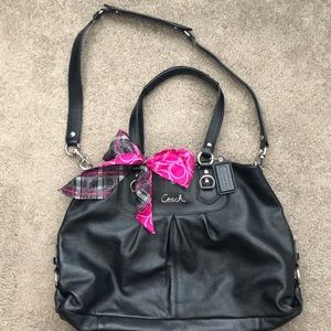 Authentic black Coach Purse